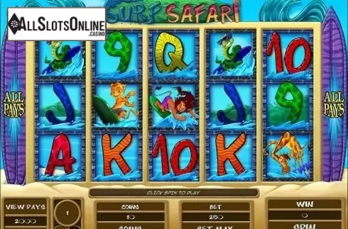 Screen7. Surf Safari from Microgaming