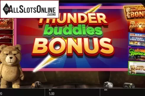 Feature Bonus. Ted Jackpot King from Blueprint