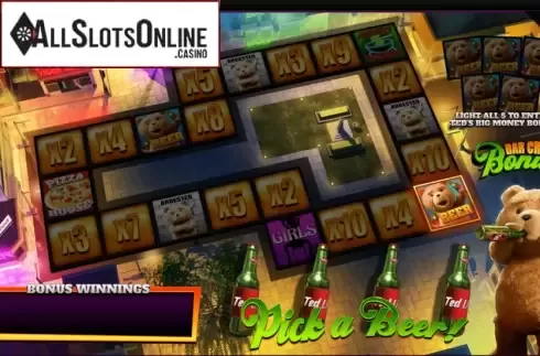 Bonus Game. Ted Jackpot King from Blueprint