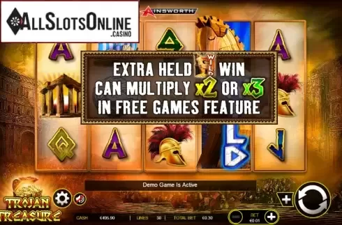 Screen 4. Trojan Treasure from Ainsworth