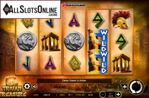 Screen 1. Trojan Treasure from Ainsworth