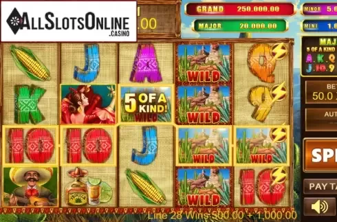 Win Screen. Viva Mexico 2 from PlayStar