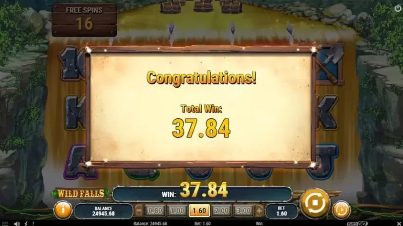 Wild Falls slot screenshot 7