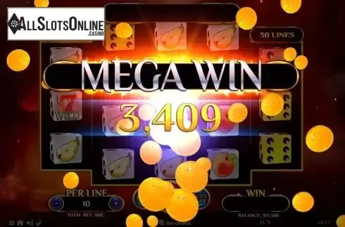 Mega Win screen