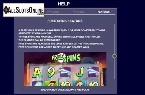 Feature screen 1. Winning Dead from Arrows Edge