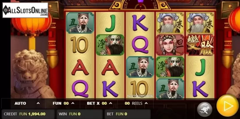 Reel screen. Winning Mask II from JDB168