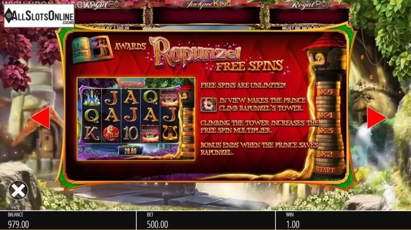 Features 4. Wish Upon a Jackpot King from Blueprint