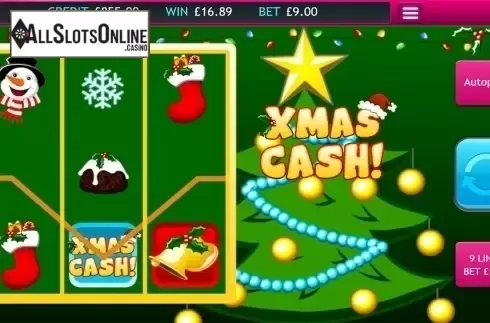 Wild win screen. Xmas Cash from Eyecon