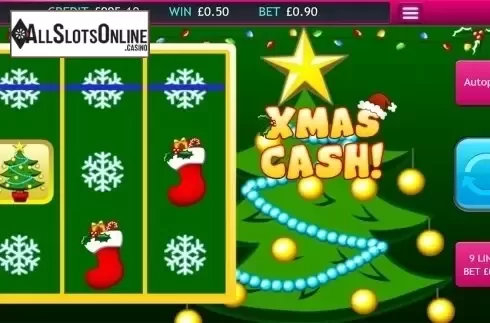 Win screen. Xmas Cash from Eyecon