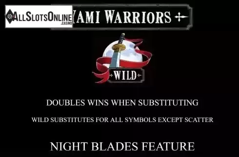 Game Features screen