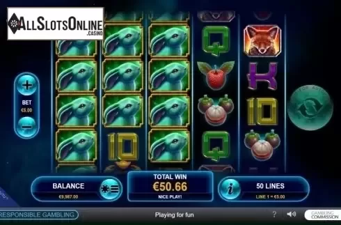Win Screen. Yutu from Playtech