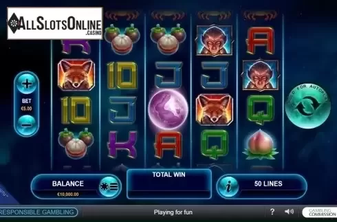 Game Screen. Yutu from Playtech