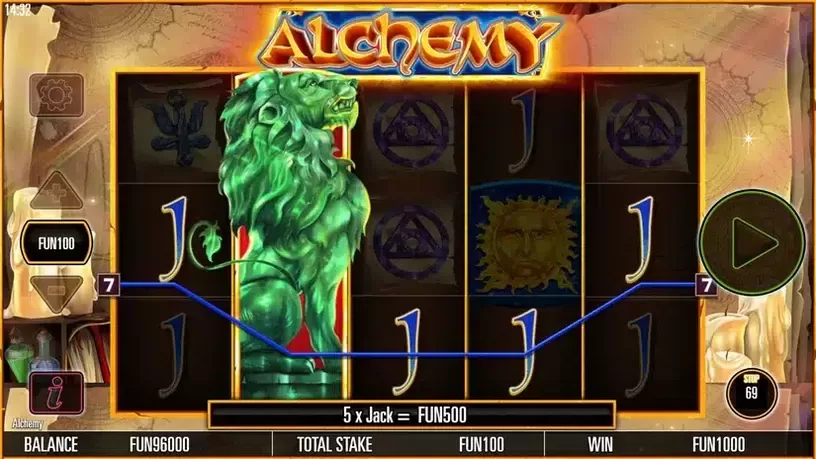 Alchemy slot screenshot 3