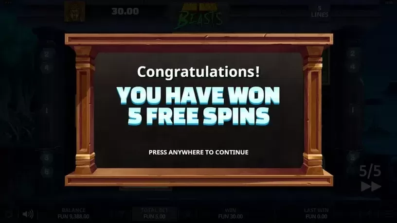 Big Bad Beasts slot screenshot 5