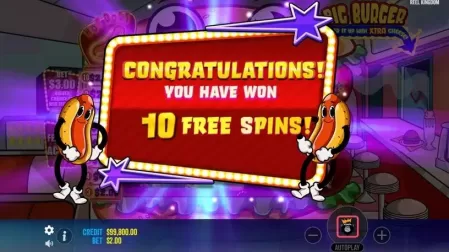 Big Burger Load it up with Extra Cheese slot screenshot 3