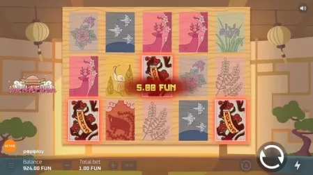 Hanafuda slot screenshot 2