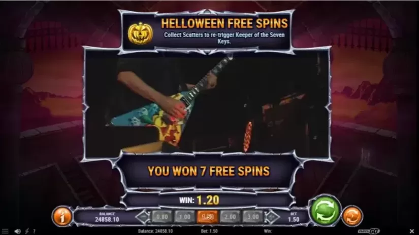Helloween slot screenshot 3