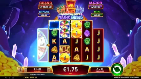Immortal Ways Magic Gems slot screenshot 3