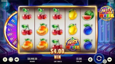 Juicy Wheel slot screenshot 3