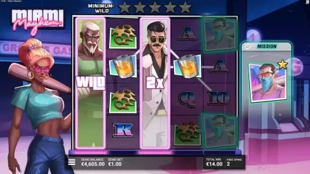 Miami Mayhem slot screenshot 7