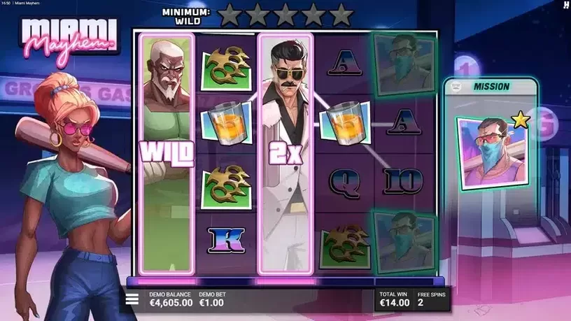 Miami Mayhem slot screenshot 7