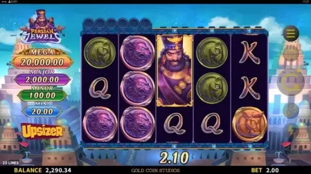 Persian Jewels slot screenshot 2