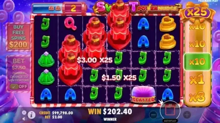 Sweet Powernudge slot screenshot 6
