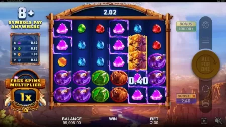 Thunder Riches Buffalo slot screenshot 5