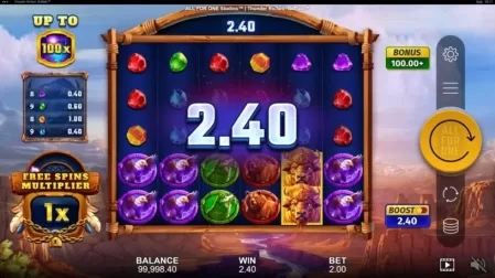 Thunder Riches Buffalo slot screenshot 4