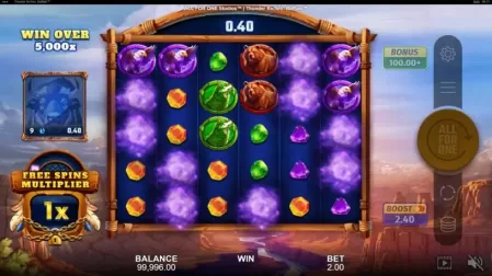 Thunder Riches Buffalo slot screenshot 3