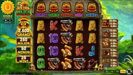 5 Golden Relics Hold & Win slot screenshot 1