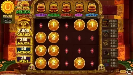 5 Golden Relics Hold & Win slot screenshot 4