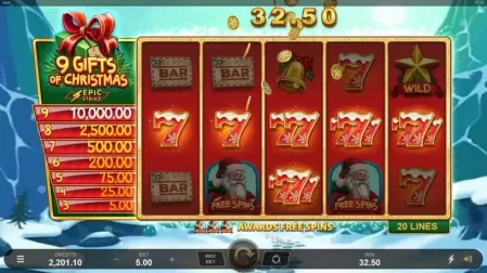 9 Gifts of Christmas slot screenshot 4