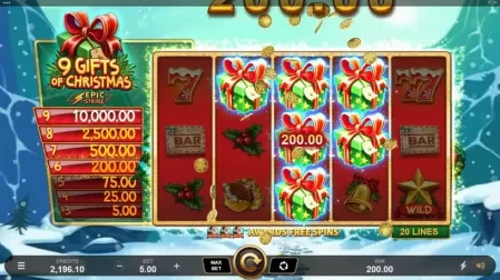9 Gifts of Christmas slot screenshot 3