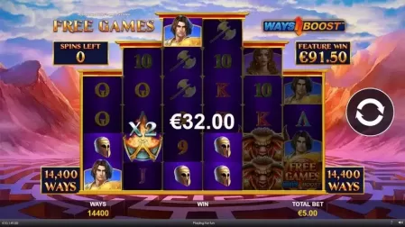 Age Of The Gods Maze Keeper slot screenshot 8