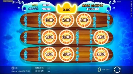 Aloha King Elvis slot screenshot 3