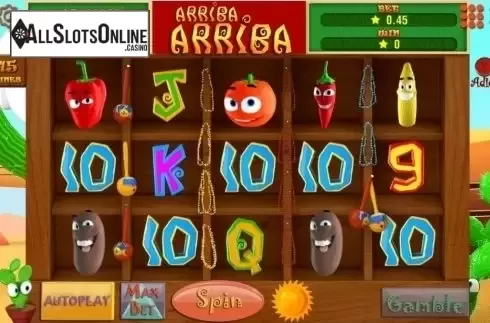 Screen4. Arriba Arriba from Booming Games