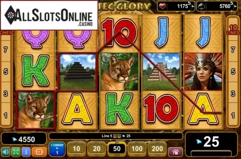 Screen9. Aztec Glory from EGT