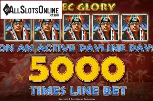 Screen2. Aztec Glory from EGT