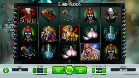 Blood Suckers slot screenshot 1