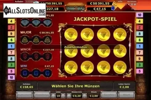 Screen 2. Book of Ra Deluxe Jackpot Edition from Novomatic