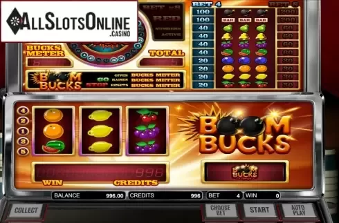 Screen 2. Boom Bucks from Betsoft