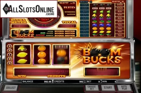 Screen 3. Boom Bucks from Betsoft