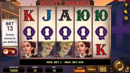 Bounty Bonanza slot screenshot 1