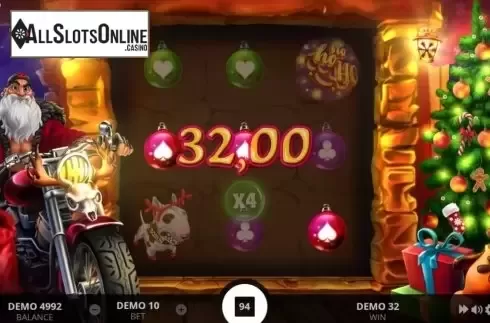 Win Screen 2. Brutal Santa from Evoplay Entertainment
