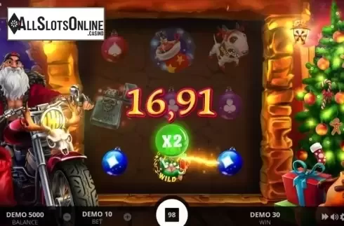 Win Screen 1. Brutal Santa from Evoplay Entertainment
