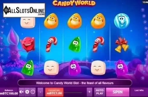 Game Sceen. Candy World from Rakki