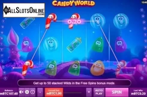 Win Screen 3. Candy World from Rakki