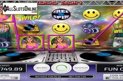 Win screen 2. Club Spin (Concept Gaming) from Concept Gaming