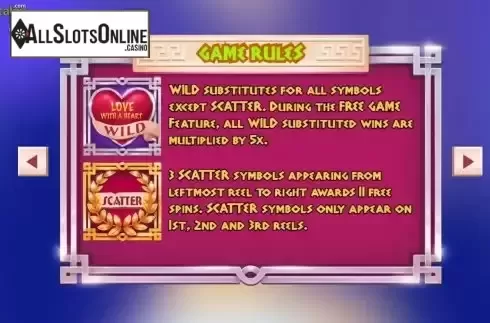 Special symbols screen